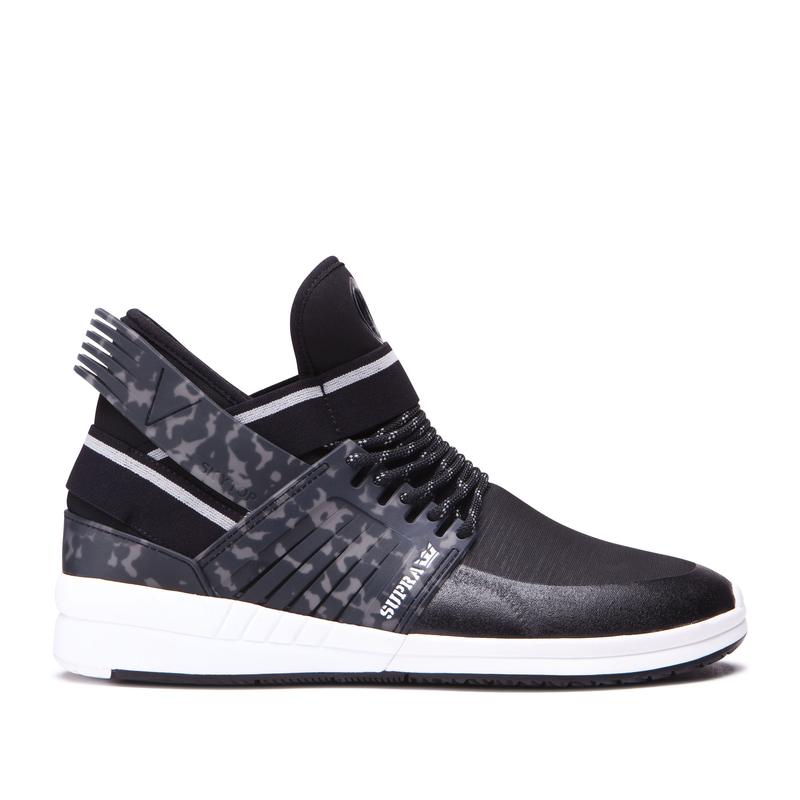 Buty Supra SKYTOP V - Sneakersy Wysokie Damskie - Czarne (KEZG-61457)